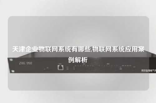 天津企业物联网系统有哪些,物联网系统应用案例解析